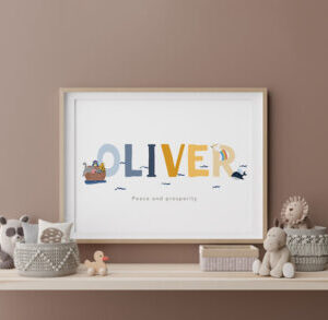 Semi custom name pieces by Kristen Kiong