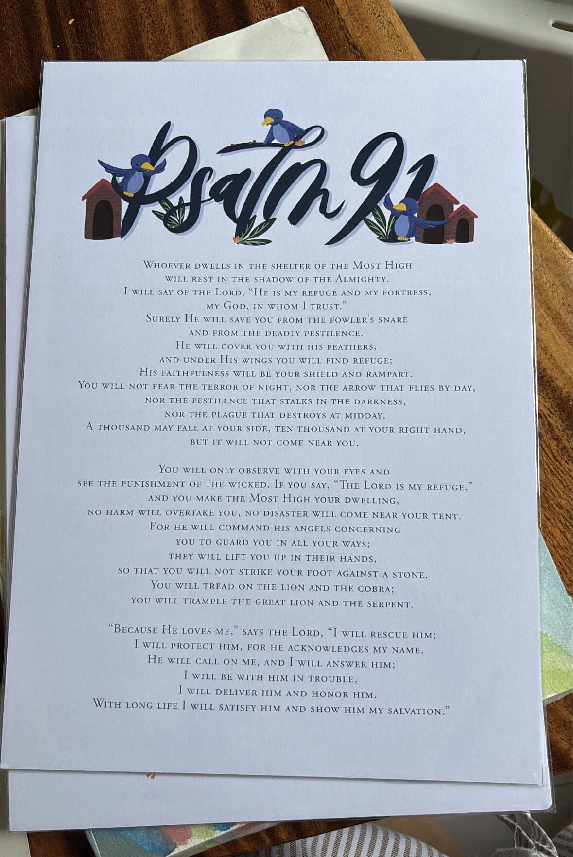Psalm 91 | Poster