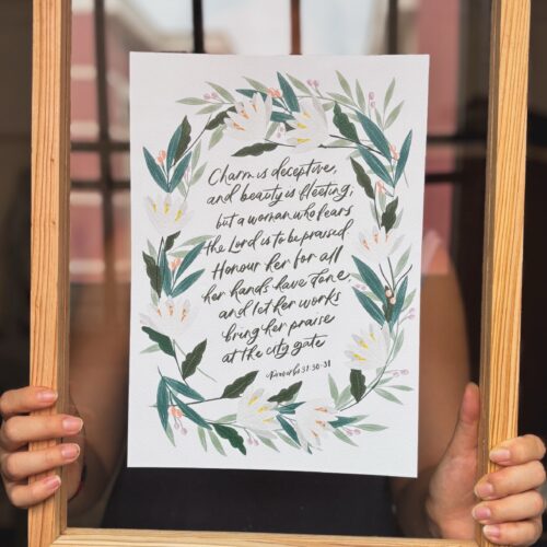 A woman who fears the Lord | Poster