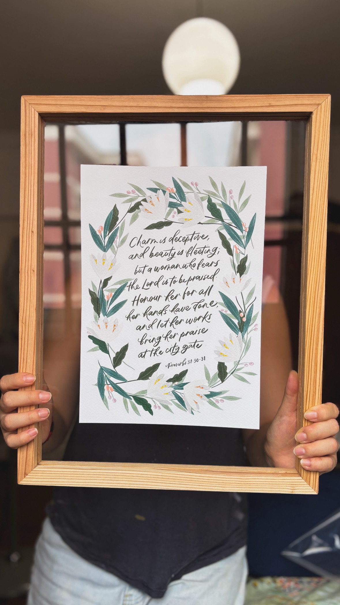 A woman who fears the Lord | Poster