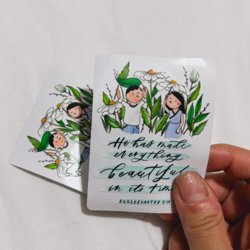 *New* He has made everything beautiful | Sticker