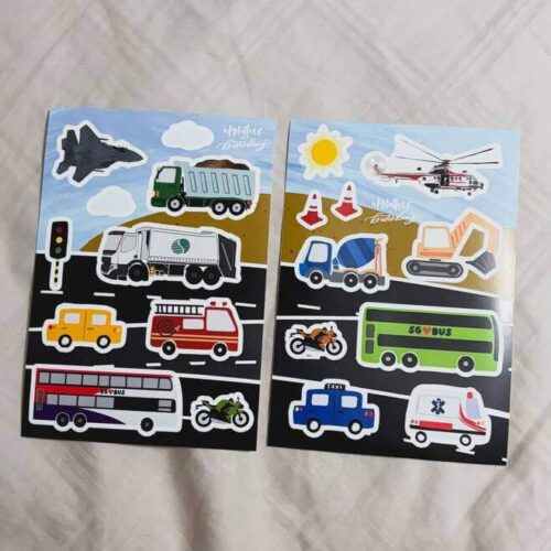 SG on Wheels | Sticker sheet