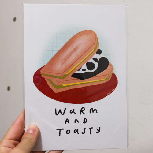 Warm and toasty | Poster