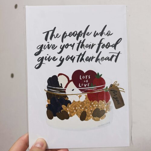 The people who give you food | Poster