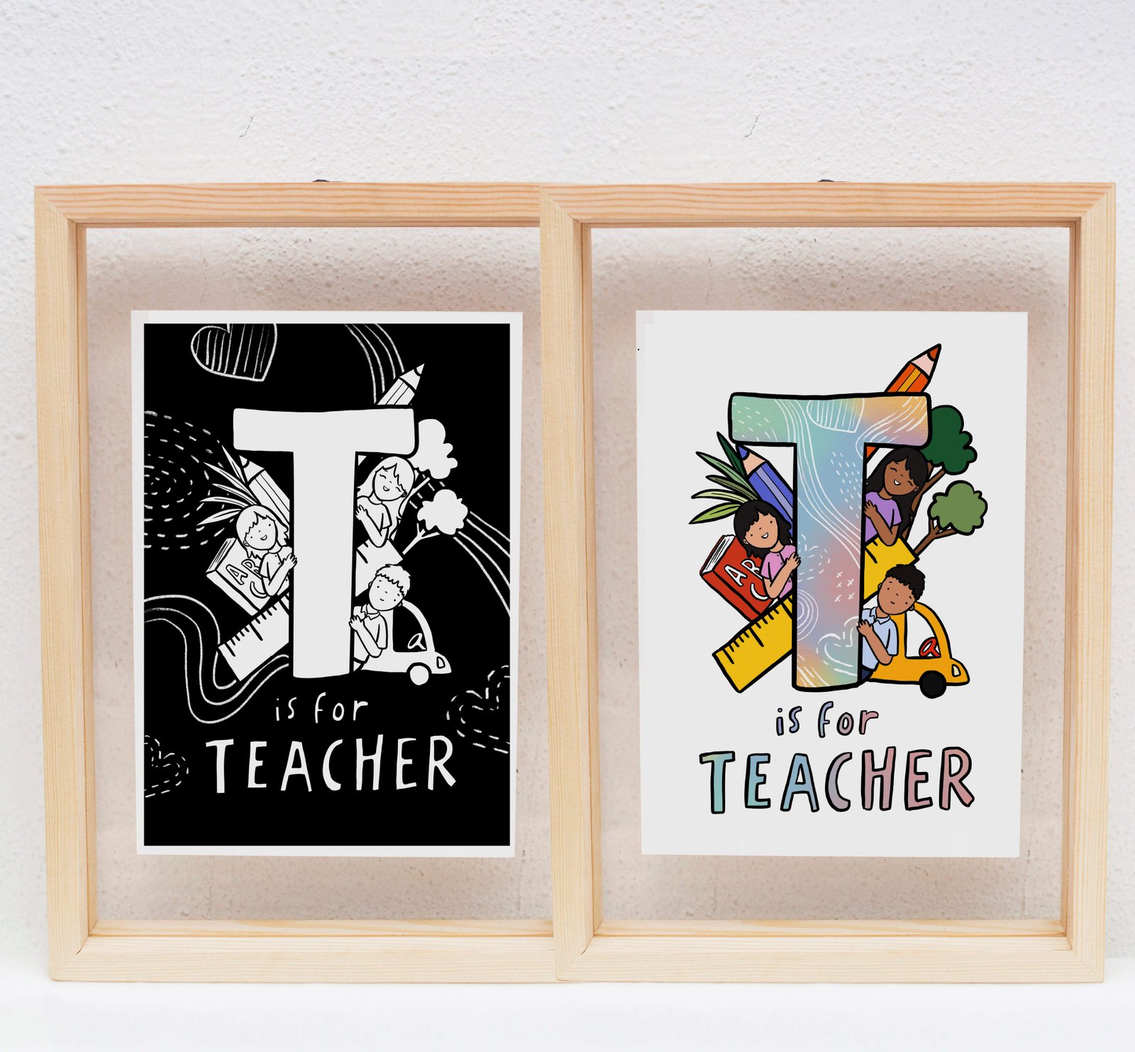 T is for Teacher | Poster